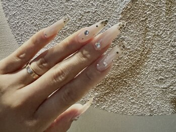 ヒラソルネイル(Girasol nail)/ロングネイル