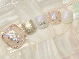 フットネイル定額アートC ¥12500