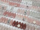 うる艶カラー使用の綺麗めアート
