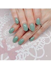 春のワンカラーネイル