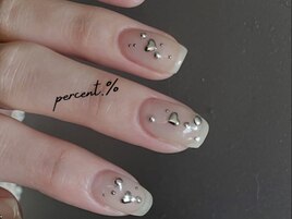 ハート＋デートネイル