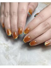 リィ ネイル(rii nail)/マグネット＋細フレンチ！