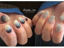 #ネイル#フィルイン#ニュアンス#持ち込み#ジェルネイル#白石