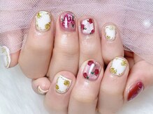 シュクルーレ(sucleure)/薔薇ネイル