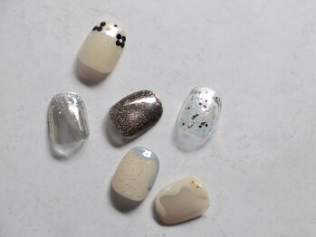 ディーネイル(DEE nail nagoya)の写真/【オフケア込◆90分アートフリー¥7700】深爪/小さな爪/ショートネイルでも楽しめるデザインを豊富にご用意