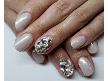 ネイルサロン リスタ(Rista)/オーロラ　ミラー　ビジュー