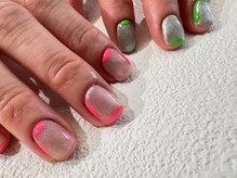 ペアリング(Pairing nail&eyelash)/free art 90min/持込みデザイン