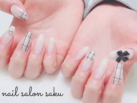 モノクロチェック/持ち込み