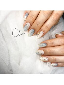 クリア(Clear)/ニュアンス大理石