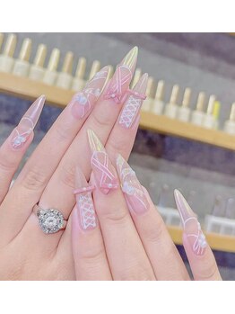 クイーンズビューティーサロン 新宿本店(Queen's beauty salon)/チップアートやり放題&つけ放題