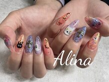 エリナネイルサロン池袋(Alina Nail Salon)/スカルプ持ち込みデザイン