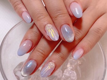 ネイルサロン アンフルールの写真/技術力が光る美しい仕上がり＆大人可愛いデザインが人気♪特にカラーグラデーションは高評!!