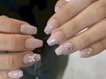 シオネイルサロン 下北沢2号店(sio.nailsalon)/パーツ込おまかせコース(90min)