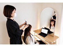 ユラ 二子玉川(YURA)の雰囲気（マイクロスコープで頭皮チェックし根本から頭皮改善）