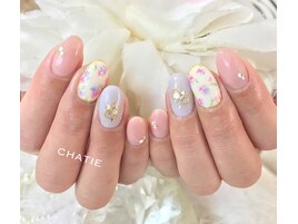小花柄ネイル☆