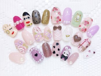 ネイルコレクション ピンク(Nail Collection Pink)/ジェル定額コース¥9990