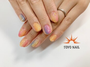 トヨネイル(TOYO NAIL)/カラフル縦グラデ☆