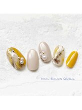 ネイルサロン クイル(QUILL)/９月からし色orピスタチオ（３）