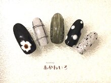 ネイルサロン あかねいろ/うねうねシアー　アートネイル