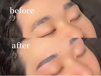 エムズアイブロウ 難波店(M’sアイブロウ)/メンズHBL☆before→After #眉毛
