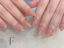 フルゥ エビス(fl EBISU.)/シンプル/手書きワンホンネイル