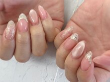 ディーネイル 池袋(D-nail)/【森】ガラスフレンチ