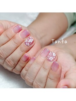 タンタ(Tanta)/ラメ×フラワーアート