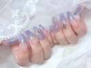【Yuuka】パープルネイル