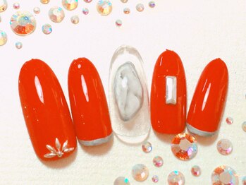 ネイル シエル(nail ciel)/[2]アート付定額コース◆￥5300