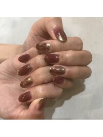 秋色ネイル☆