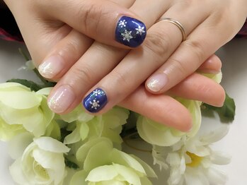 プルミエ ネイル(Premier Nail)/雪の結晶ネイル