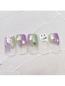 ネイルアンドまつげ リュフェール 五反田(Nail Lufaire)/Halloweenぬりかけ