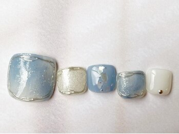 アイネイルズ 梅田店(I nails)/ブルーニュアンス