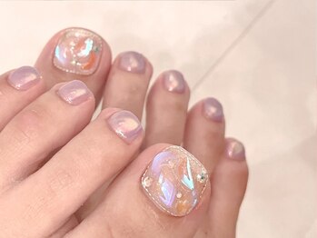 ピンクオーロラフット