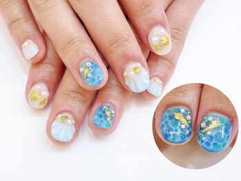 ネイルコレクション ベビーピンク(Baby Pink)/ジェルアート放題★ラグーン：海