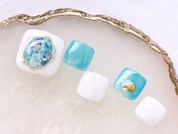 ネイルサロンフォーユー(for u)/海ネイル￥6500