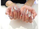 ロングネイル!時短×長さ出し