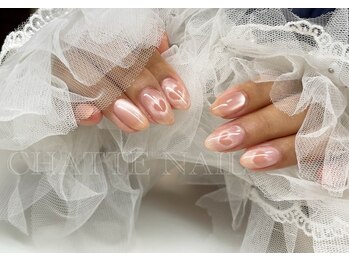 シャットネイル(CHATTE NAIL)/爪育デザインネイルAコース