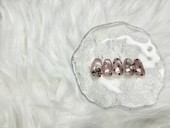 ブルーデイジー(Blue Daisy)/ワンホンネイルデザイン☆