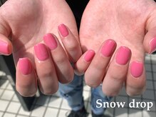 スノー ドロップ(Snow drop)/ピンク！！！