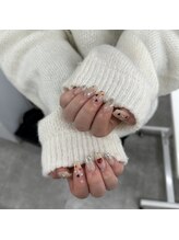 アンダーバーホワイト 大阪上本町店(_WHITE)/ハートのホロネイル