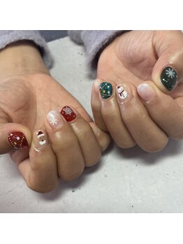 アイリッシュネイル 久屋大通店(Irish Nail)/クリスマスネイル