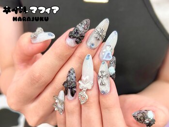 ネイルマフィア 原宿(NAIL MAFIA)/レース/マグネット/メタルパーツ