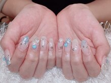 レアネイル 新宿(le'a nail)/チェック柄ネイル