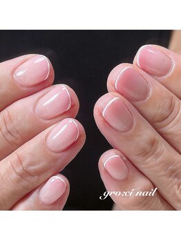 グロッシィネイル(gro:ci nail)/フレンチネイル ¥8000 5