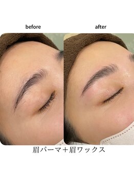 ベノワックス(Beno wax)/眉パーマ+眉WAX