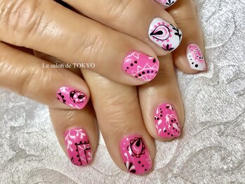 サロンド トウキョウ(Le salon de TOKYO)/ペイズリーネイルデザイン