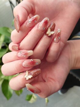 リアンスネイルヴィヴィッド 倉敷店(LianS nail ViViD)の写真/【当日予約◎】季節感満載のトレンドアートが魅力◎「見るArt・身にまとうArt」をお楽しみください♪