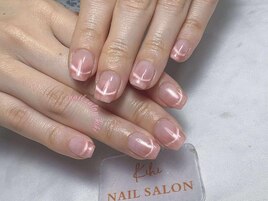 冬ネイル/オンブレフレンチ