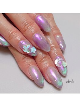 マグネットオーロラネイル